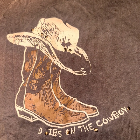 Miss Me Tops - Miss Me brown cropped Tee